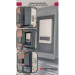 Metal Anrasit Gri Kombi Dolabı B145CM - Görsel 4