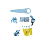 Metal Anrasit Gri Kombi Dolabı B100CM - Görsel 4