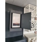 Metal Anrasit Gri Kombi Dolabı B100CM - Görsel 6